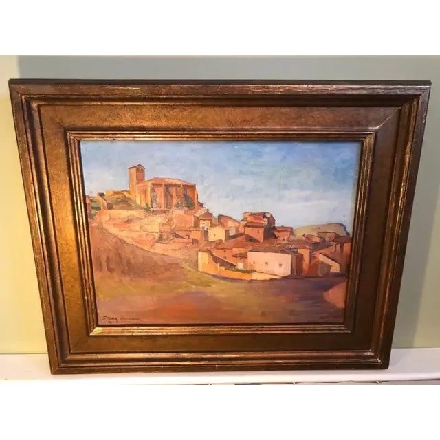Signed Painting of the Aragon Region in Spain C.1931 For Sale - Image 13 of 13