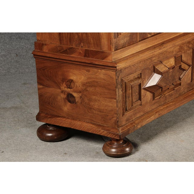 Late 17th Century Renaissance Walnut Cabinet, 1700s For Sale - Image 9 of 18