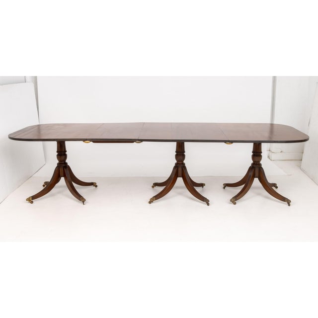 Regency Style Mahogany Extending Dining Table For Sale - Image 10 of 18