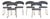 New York Chairs from Calligaris, Italy, Set of 6 For Sale