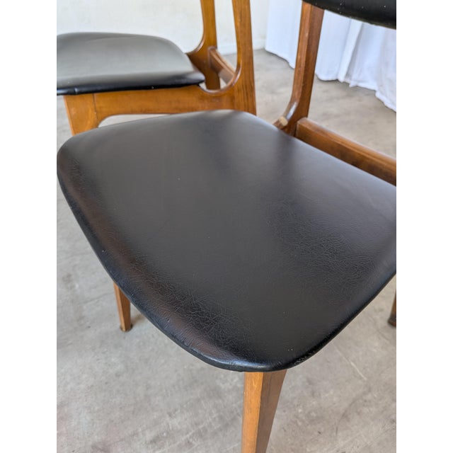 Vintage Dining Chair in Black Leather from Stol Kamnik, 1970s For Sale - Image 13 of 18