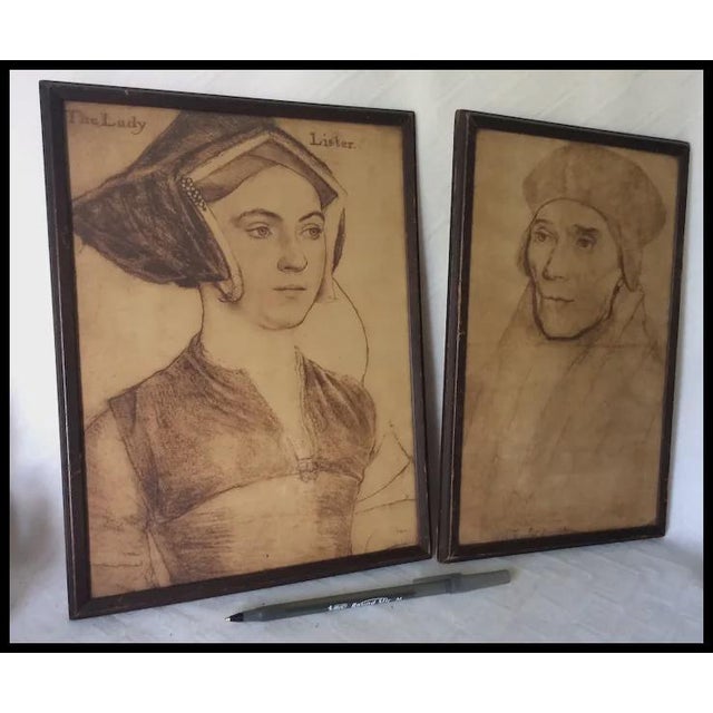 Late 19th Century Antique Hans Holbein Renaissance Prints, Lady Lister, John Fisher For Sale - Image 5 of 8