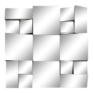 Neal Small Mirror Wall Sculpture For Sale