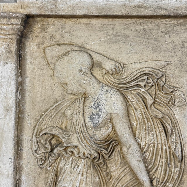 Antique Italian Neoclassical Plaster Bas-Relief – Dance of the Maenads For Sale In Philadelphia - Image 6 of 12