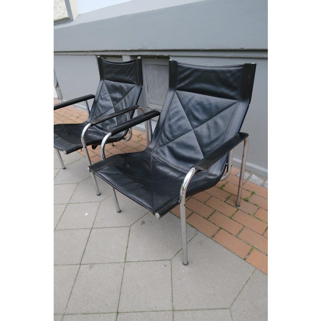 Hans Eichenberger Set of Armchairs by Hans Eichenberger for Strässler, 1980s For Sale - Image 4 of 13