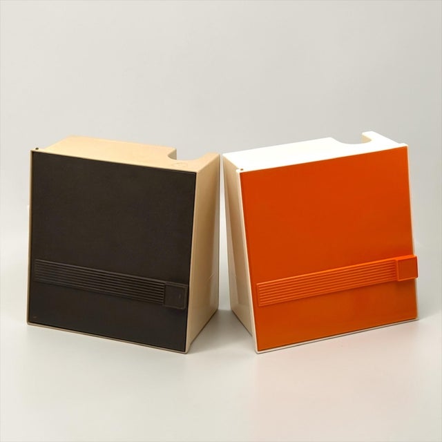 Beige Vintage Dutch Wall Cabinets from Flair, 1970s, Set of 2 For Sale - Image 8 of 17