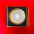 DESIGN: The plaque showcases a 3D relief portrait cameo of a lady in profile, surrounded by a gold and blue floral and...