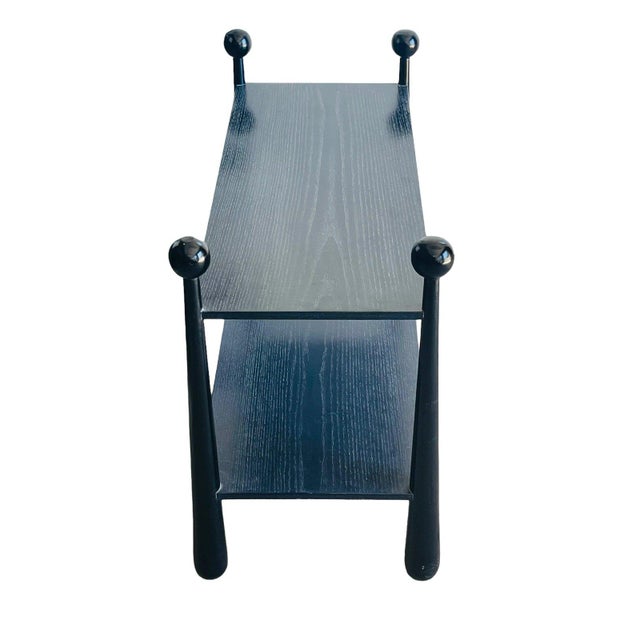 Mid 20th Century Two Tiered Console Table in the Manner of Jean Royère For Sale - Image 10 of 13