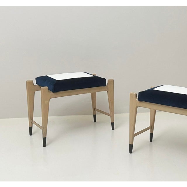 Mid-Century Modern Vintage Benches, 1950s, Set of 2 For Sale - Image 3 of 4