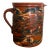 Antique French Savoie Glazed Jaspe Earthenware Pitcher For Sale