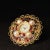 Modern 1950s Vintage Lucien Piccard 14k Pearl Multi-Color Gemstone Watch Brooch For Sale - Image 3 of 12