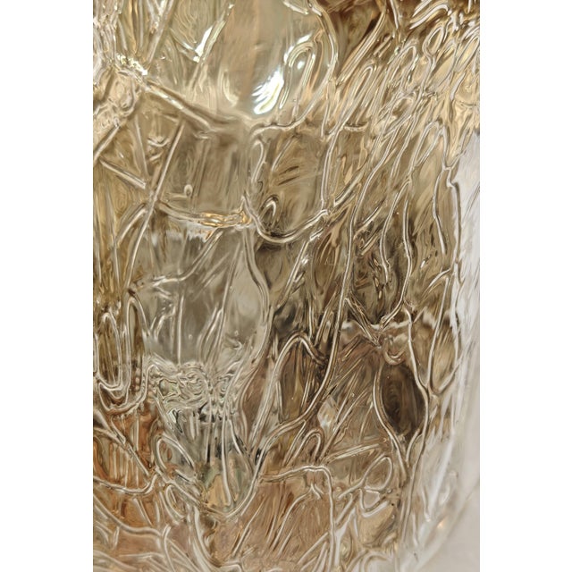 Vintage Italian Wall Lamps in Murano Glass and Gold Metal from La Murrina, 1970s, Set of 3 For Sale - Image 6 of 12