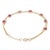 Modern 1.78ct Vivid Round Ruby Double Layer Chain Bracelet in 18k Yellow Gold For Sale - Image 3 of 11