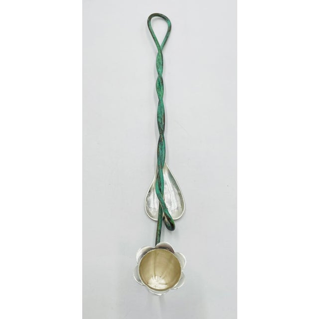 Emilia Castillo 1980s Emilia Castillo Taxco Sterling Silver Candle Snuffer, Hand-Signed & Hallmarked For Sale - Image 4 of 18