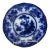 Pair of Antique Flow Blue Plates For Sale