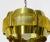 Vintage Brass Pendant by Werner Schou for Coronell Elektro, Denmark, 1960s For Sale - Image 6 of 8