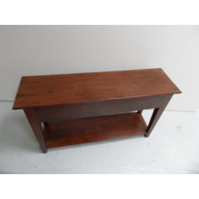 Antique Spanish Sidetable with Two Drawers, 1890s For Sale - Image 11 of 15