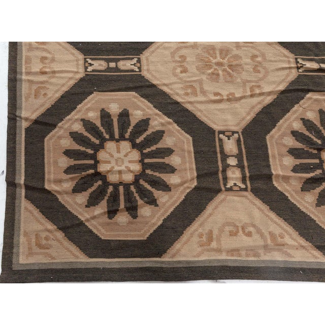 Black Modern Oversized Bessarabian Wool Rug by Doris Leslie Blau For Sale - Image 8 of 9