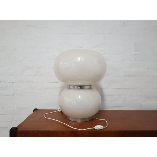 Murano Pulegoso Glass Table Lamp from Mazzega, 1970s For Sale - Image 6 of 12
