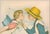 Norman Rockwell Late 20th Century Buttercup Illustration Lithograph Norman Rockwell For Sale - Image 4 of 7