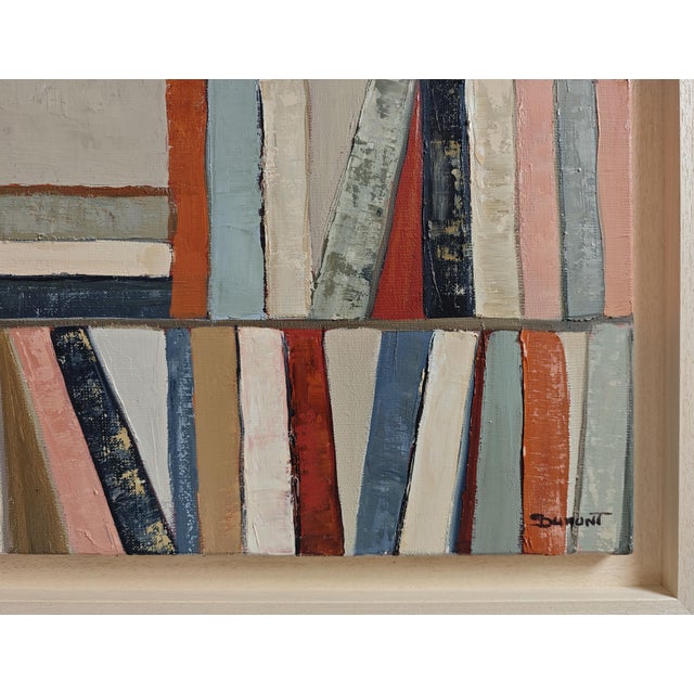 Beige Affinités Littéraires, Contemporary Oil Painting, Framed by Sophie Dumont For Sale - Image 8 of 9