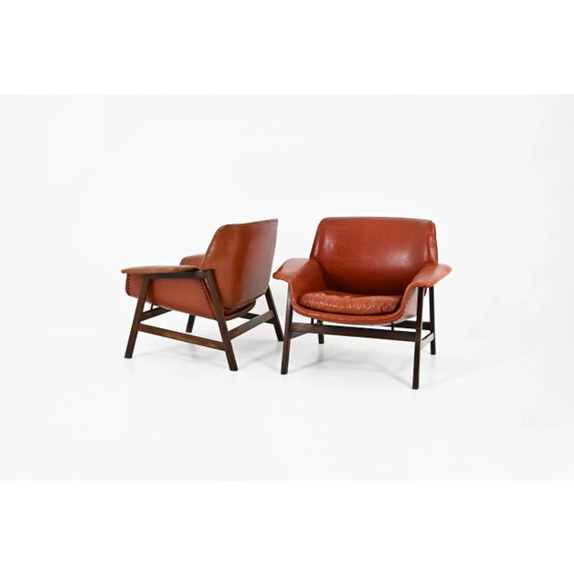 849 Chairs by Gianfranco Frattini for Cassina, 1950s, Set of 2 For Sale - Image 14 of 14