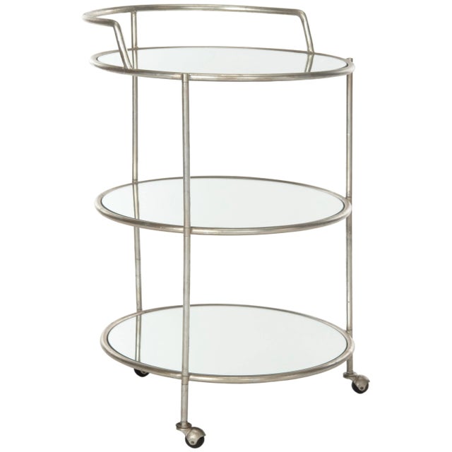 Designed for the hippest of hostesses, the diminutive bar cart is the solution to service in small spaces.With mirrored...