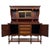 Antique English Carved Walnut Mirror-Back Sideboard, 1900s For Sale - Image 4 of 13