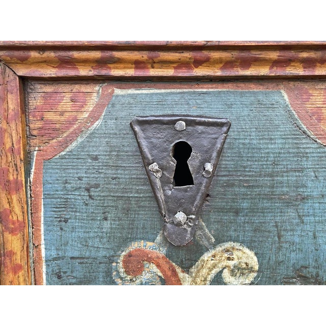 18th Century Tyrolean Painted Chest For Sale - Image 13 of 15
