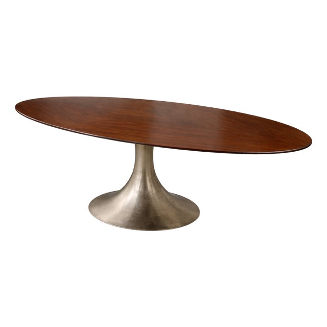 Julian Chichester Dakota Oval Dining Table Santos Rosewood For Sale