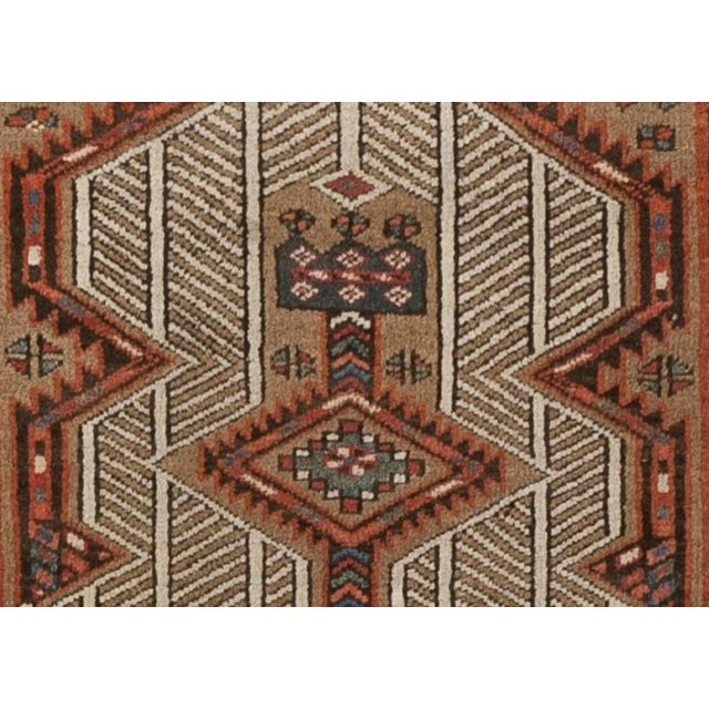1970s Vintage Hand Knotted Persian Runner Rug. 3'1"x 6'8" For Sale - Image 5 of 7