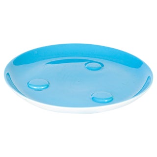 Vintage Ceramic Plate by R. Schweizer, Italy, 1970s For Sale