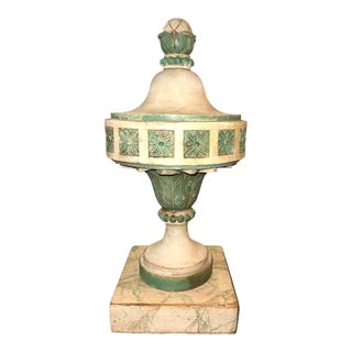 Italian Carved Architectural Wooden Finial For Sale