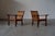 Oak and rush armchairs The chairs are in a good condition with some traces of usage normal to their age.