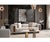 Metal Lora 3-Piece Luxury Boucle Living Room Set - Sofa , Loveseat & Chair For Sale - Image 7 of 18