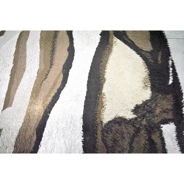 Beige Vintage Wool Carpet, 1970s For Sale - Image 8 of 9