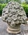 Cast Stone Flower Basket Sculpture Garden Ornament Mid 20th Century For Sale - Image 9 of 18