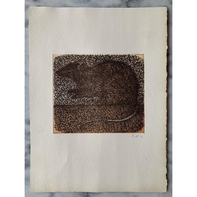 Francois-Xavier Lalanne, The Rat, 2003, Etching For Sale - Image 6 of 7