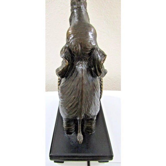 Austin Standing Elephant on Barrel Table Lamp 2007 For Sale - Image 10 of 12