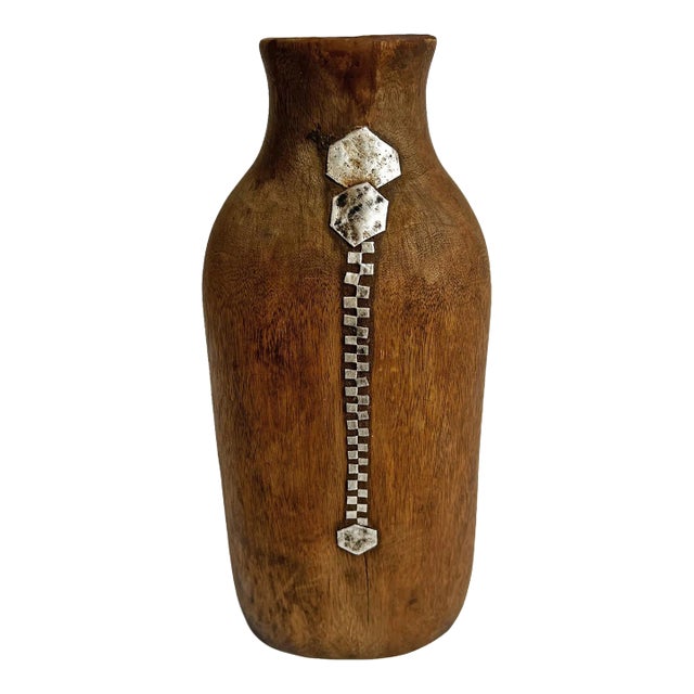 Vintage Wood Tutsi Pot For Sale