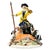 Ceramic Hunter with Stag and Pack of Dogs by J.F. Eberlein for Meissen Group, 1860 For Sale - Image 7 of 7
