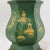Vintage Green and Gold Hand Painted Tole Scalloped Hexagon Table Lamp Chinoiserie Temple Shape Pagoda Scene For Sale - Image 10 of 15