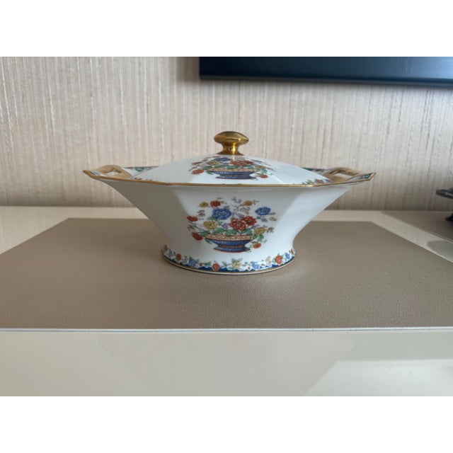 Ceramic Theodore Haviland Round Covered Vegetable Garden of Allah For Sale - Image 7 of 9