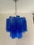 Contemporary Blue "Tronchi" Murano Glass Sputnik Chandelier For Sale - Image 4 of 12