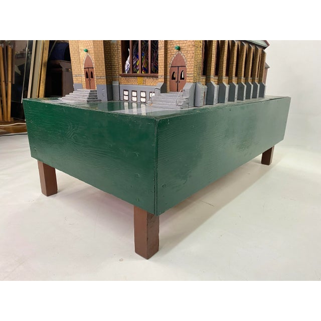 Abstract Vintage Exact Replica Wood Model-Of Old Schenectady Church For Sale - Image 3 of 10