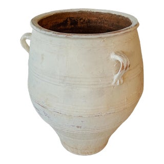 Antique Large Greek Terracotta Pot For Sale