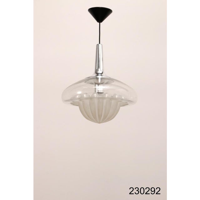 Vintage Glass Hanging Lamp from Peill & Putzler, 1960s For Sale - Image 15 of 16