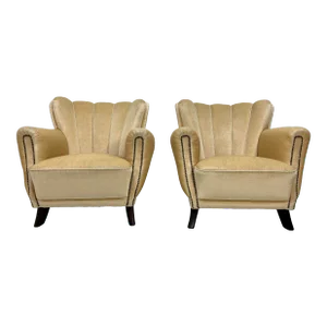 Pair of 1930’s Swedish Lounge Chairs