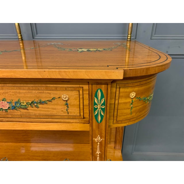 Painted Satinwood Side Table, 1910 For Sale - Image 3 of 18