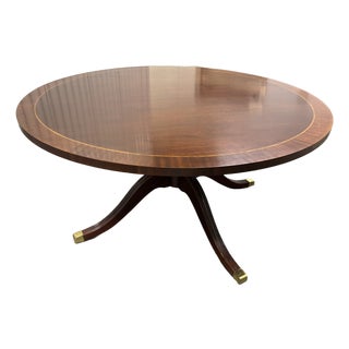 Late 20th Century Mahogany Round Dining Table by Councill Furniture For Sale
